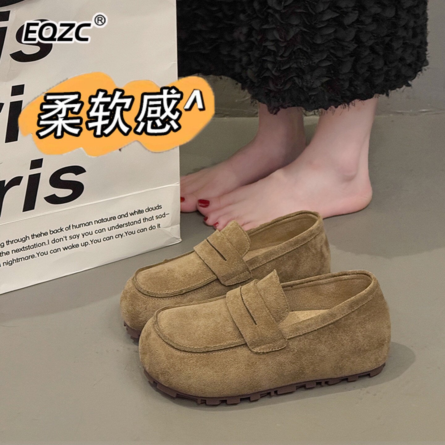 复古内增高女勃肯鞋2026四季新款