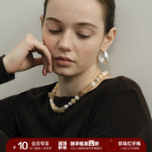 SOFT 限时四折秒杀 ROOM象牙果珍珠串珠项链中古极简轻奢