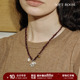 SOFT ROOM马上有钱编绳长项链配饰小众设计感女本命年礼物毛衣链