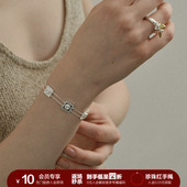 SOFT 限时四折秒杀 ROOM双层手链南瓜花浮雕方牌原创高级中式