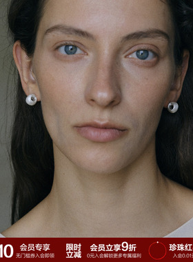 SOFT ROOM圈圈拉丝耳钉银针小巧精致小众原创设计高级感百搭简约