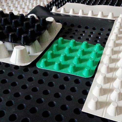 塑料排水板 屋顶绿化30/40/50凹凸排蓄水板