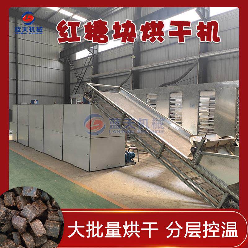 连续式红糖块烘干机 全自动姜糖黑糖块干燥机 大型蔗糖块烘干设备