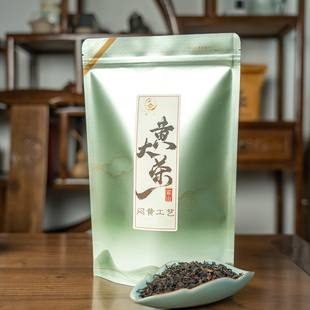 皖西黄大茶锅巴香霍山黄大茶洪洞老干烘焦香型大叶茶轻发酵黄茶叶