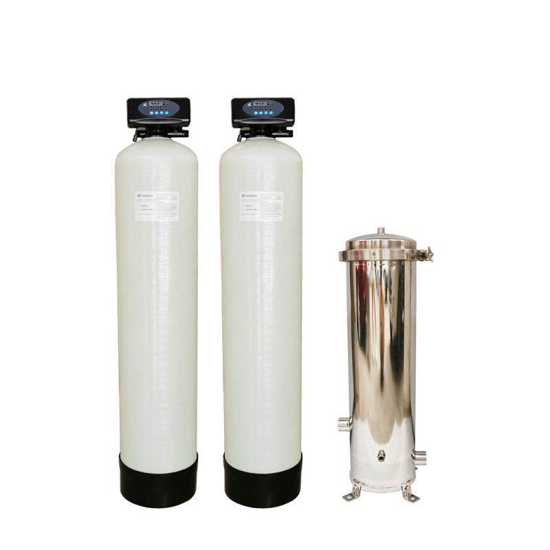 前置去除水中粘土腐殖物多介质过滤器1吨全自动石英砂锰砂过滤器