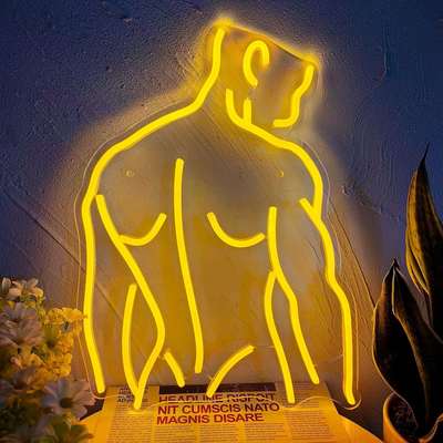 外贸LED霓虹灯Snacks发光背影vip字母汉堡店铺花店招牌