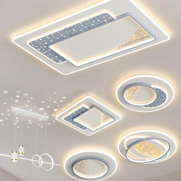 美式大气客厅主灯餐厅卧室灯现代简约led吸顶灯全屋灯具套餐组合,电子元器件市场,其它元器件,淘宝优惠券,粉丝福利购,淘宝优惠卷