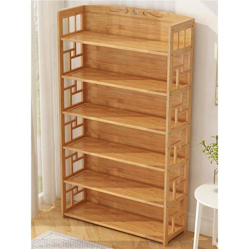 书架置物架落地儿童简易书柜子桌上学生家用书桌面收纳架实木客厅