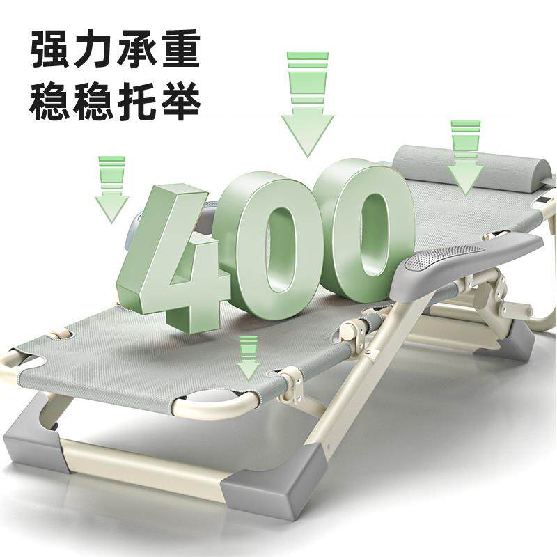 OD59折叠躺椅午休办公室午睡床家用阳台休闲懒人沙发两用坐睡靠背
