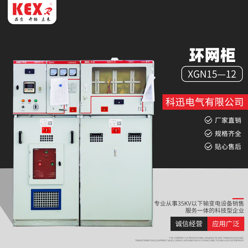 XGN15-1210kV户内环网柜中置柜