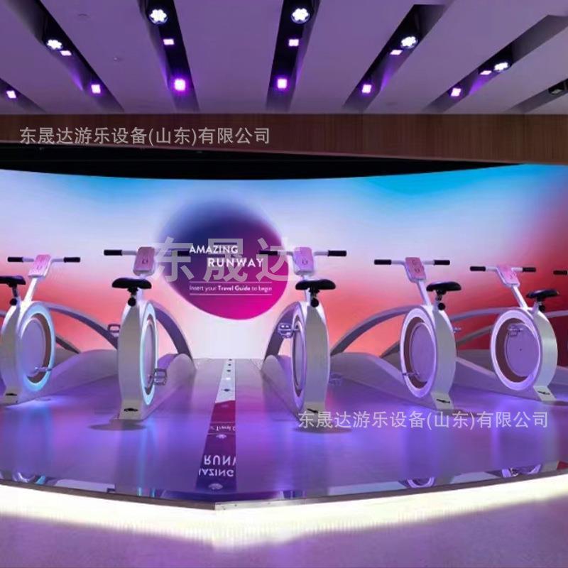 公园广场动感单车多人互动智慧骑行单车商场美陈策划道具