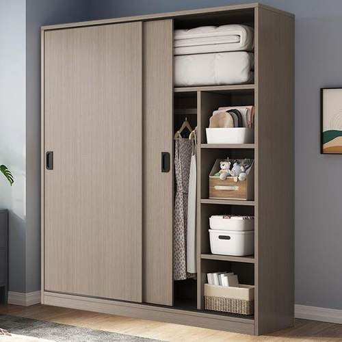 馨恒坊衣柜家用卧室出租房屋经济型推拉门简易组装储物成人柜衣橱