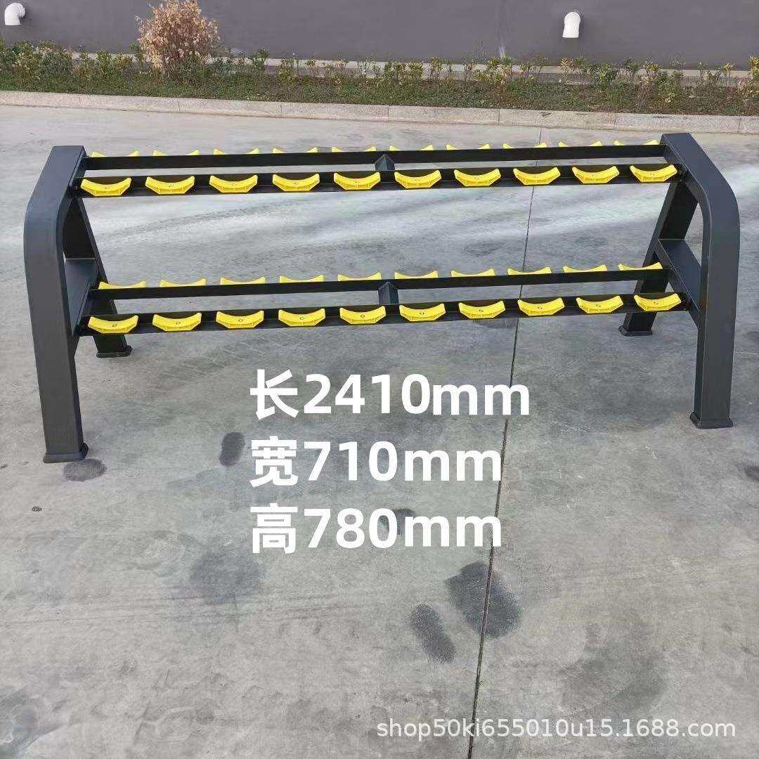 哑铃架子家用男士哑铃三角小支架收纳3对6对健身房商用哑铃架套装