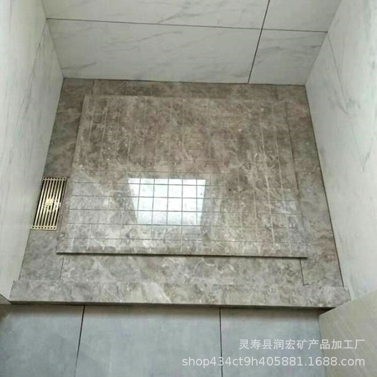 云多拉灰 银白龙 黑白根等过门石淋浴地面挡水基石防滑板加工批发