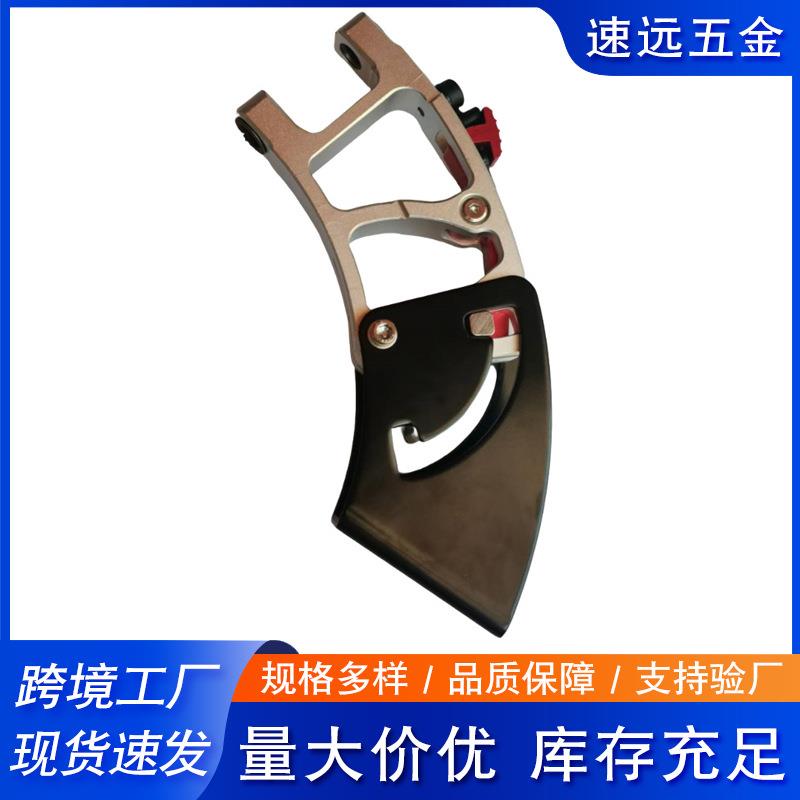 新款10寸M4电动滑板车折叠套件立杆折叠带保险铝合金12孔改装配件
