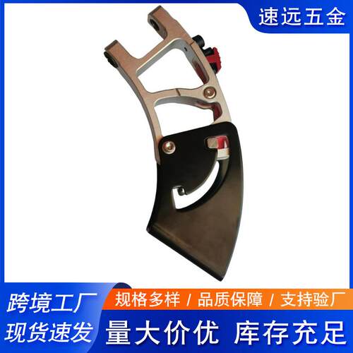 新款10寸M4电动滑板车折叠套件立杆折叠带保险铝合金12孔改装配件