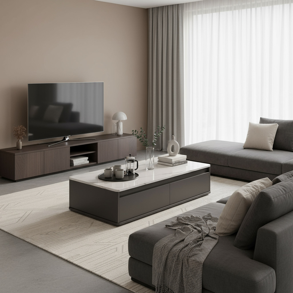 茶几小边几现代客厅阳台卧室家用创意桌子简约小户型落地桌置物柜