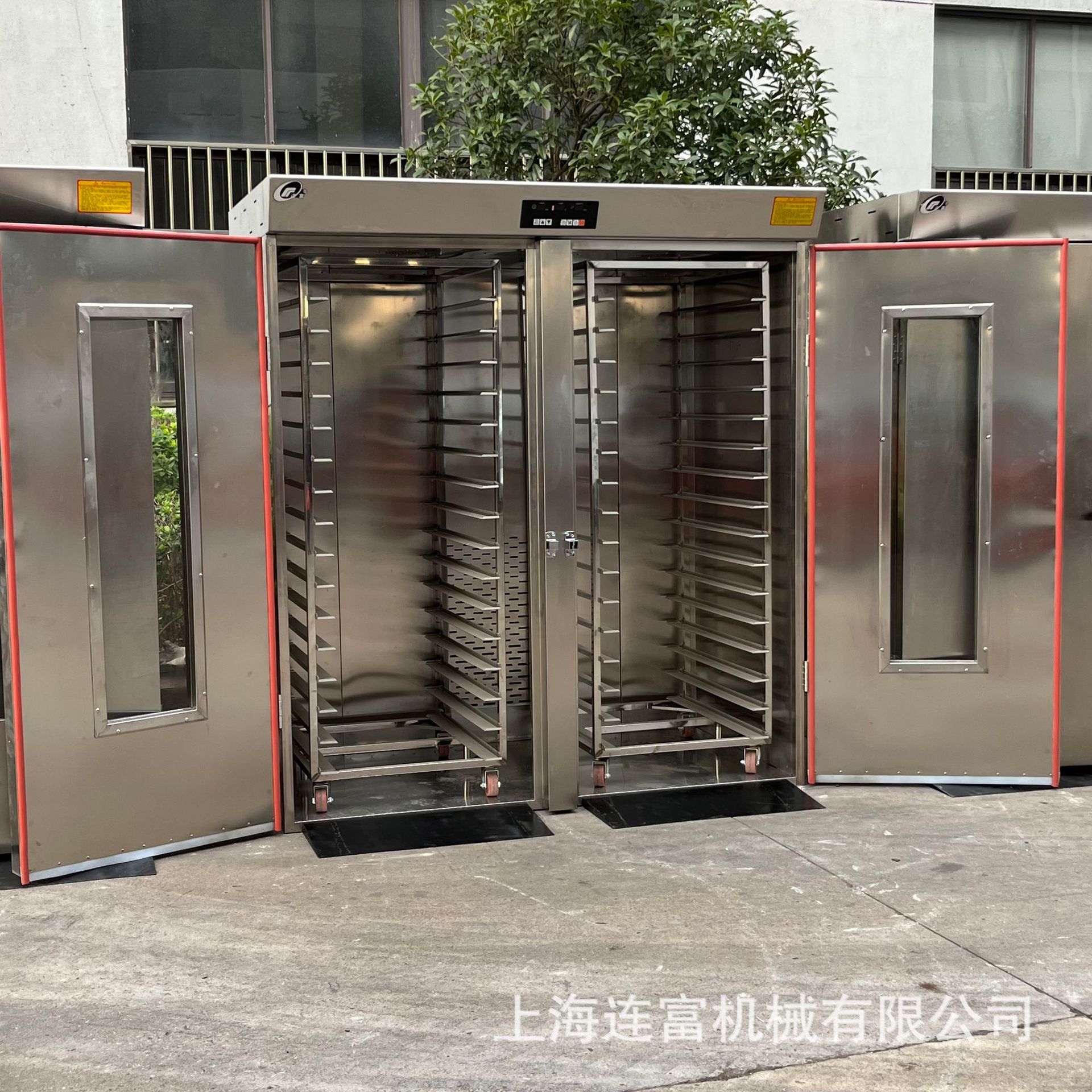 64盘推车式发酵箱 双门面团醒发箱 自动发酵机热风循环醒发车直销