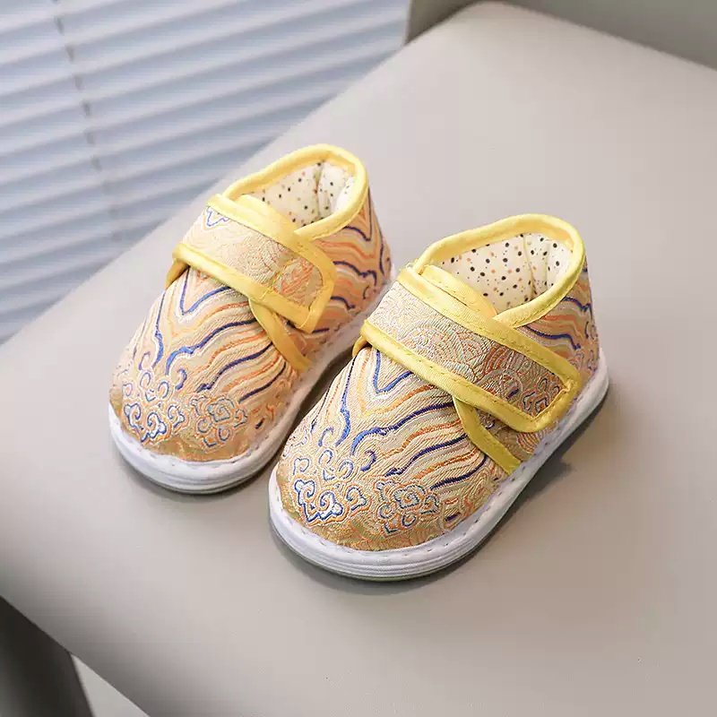 宝宝汉服棉鞋冬季手工棉花周岁鞋子1-3岁儿童居家室内外学步布鞋,童鞋/婴儿鞋/亲子鞋,棉鞋,淘宝优惠券,粉丝福利购,淘宝优惠卷