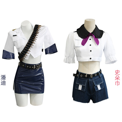 吊带袜天使cos服潘迪史朵巾女警手办同款cosplay制服女装动漫服装