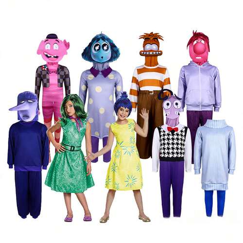 InsideOut2乐乐cosplay服装万圣节舞台表演服儿童头脑特工队