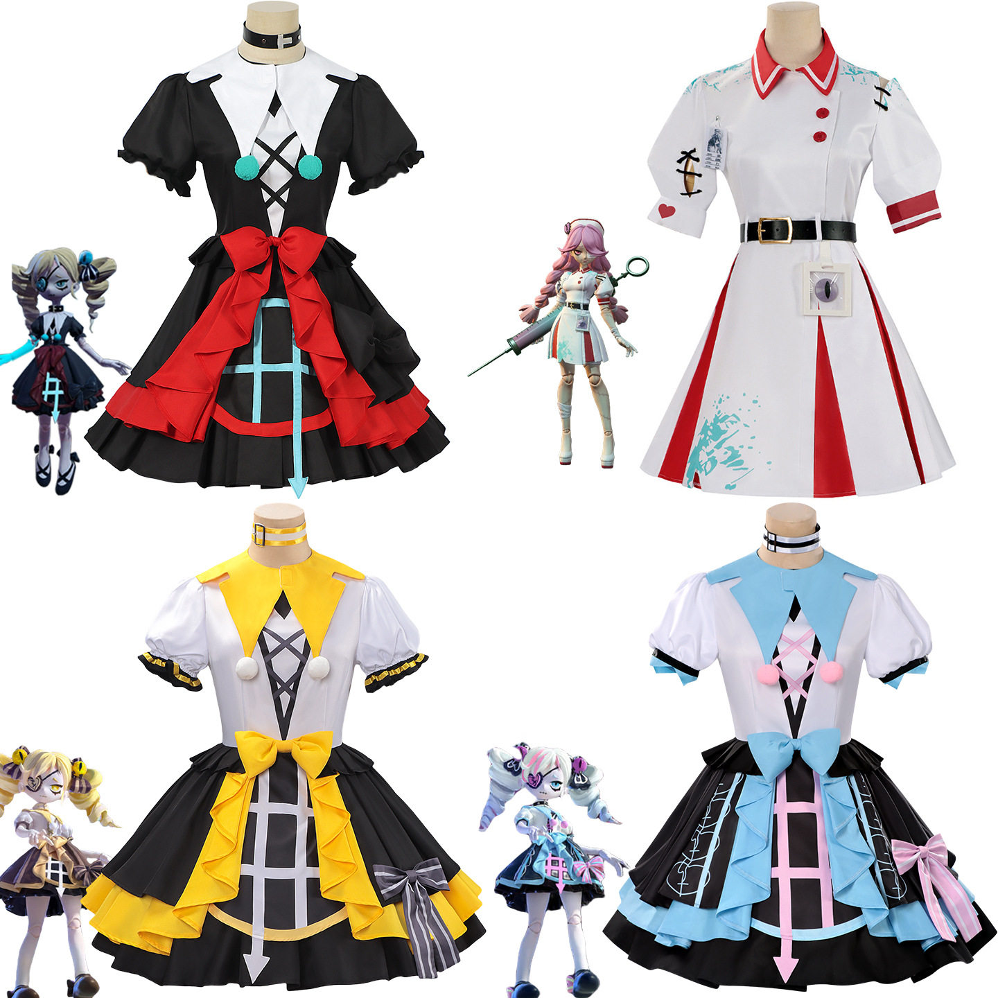 逃出惊魂夜儿童成人cos服哑女斯黛拉丧心护士海瑟全套扮演服