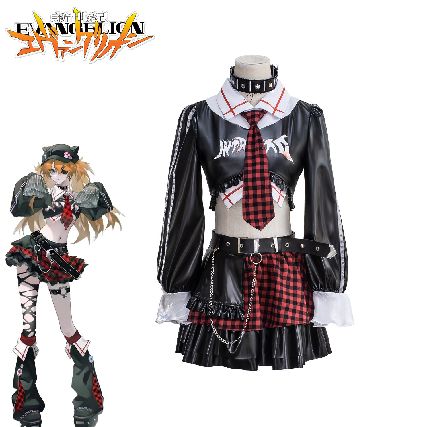 明日香cos服摇滚乐队战士手办同款cosplay二次元动漫角色扮演服装