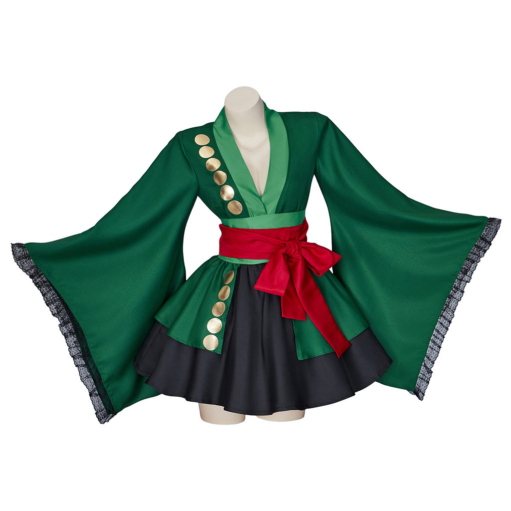 海贼王索隆cos服装索隆性转和服裙子卓洛两年后草帽cos佐罗秒发货