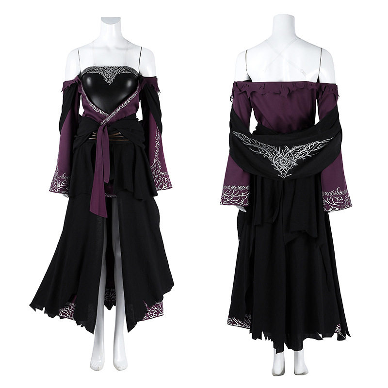 艾尔登法环cosplay黑夜君临隐士cos服同款万圣节礼服帽子5688