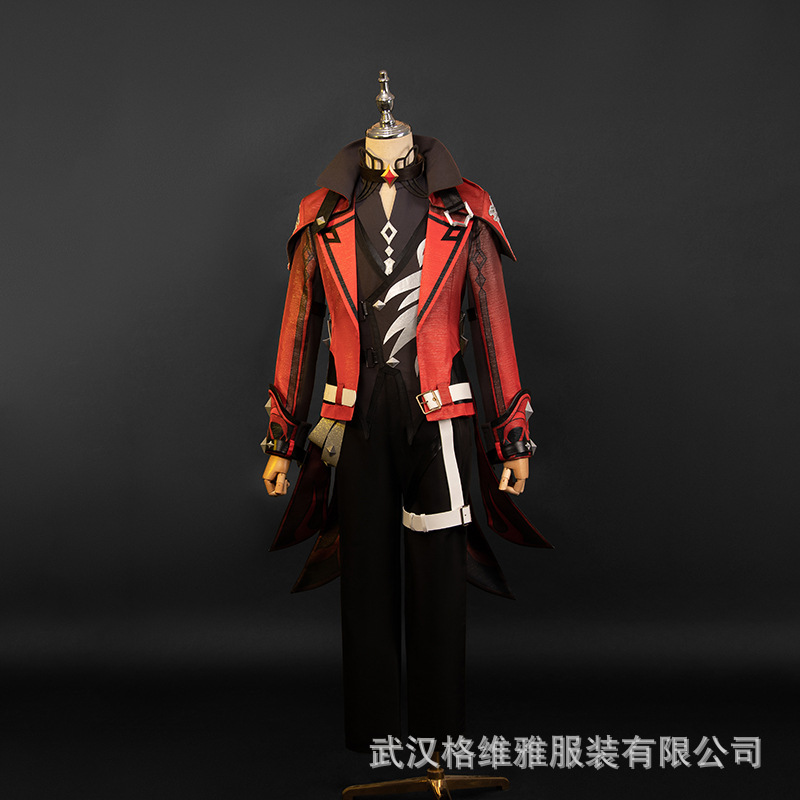 现货迪卢克cos服原神殷红终夜皮肤c服二次元表演服 模玩/动漫/周边/娃圈三坑/桌游 Cosplay男装/cos男装 原图主图