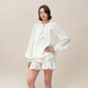 短裤 纯棉刺绣衬衫 裙度假风休闲时尚 套装 新款 女26夏季 明星同款