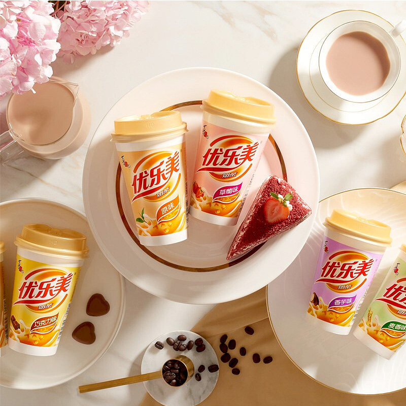 优乐美椰果奶茶80g原味草莓香芋麦香多口味代餐下午茶