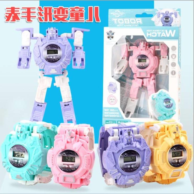 Children's school gift deformation robot watch kindergarten