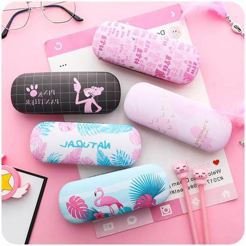 Eyeglasses case female portable girls cute creative personal