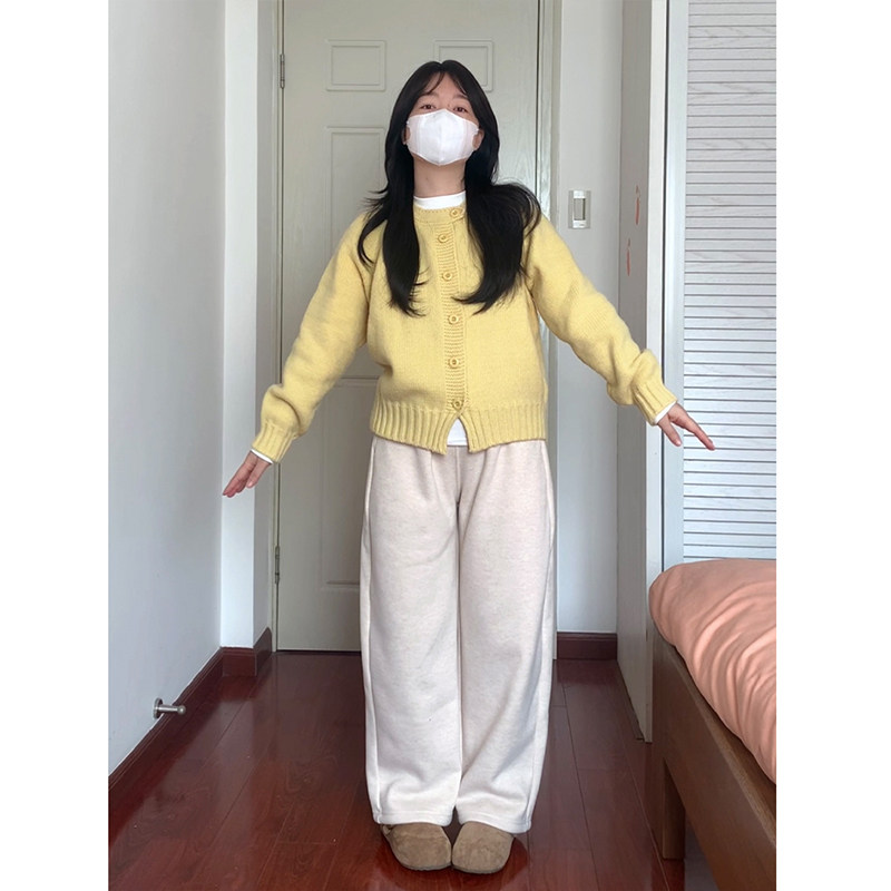 【含羊毛】抽绳纯色醋酸加绒加厚奶奶裤阿殊 ASOUL 小个子长裤,女装/女士精品,休闲裤,淘宝优惠券,粉丝福利购,淘宝优惠卷