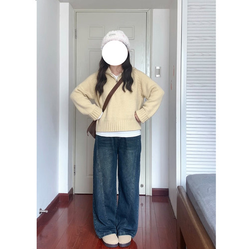 阿殊ASOUL微胖小个子牛仔裤