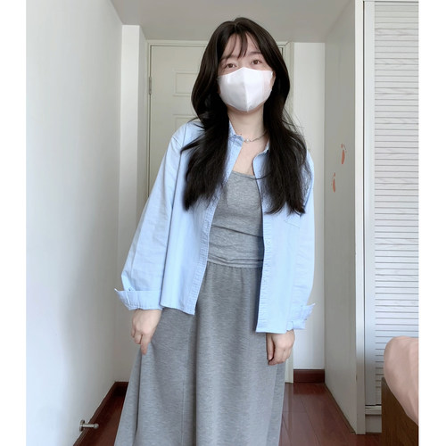 纯色小个子减龄衬衫阿殊 ASOUL 韩系通勤外套上衣