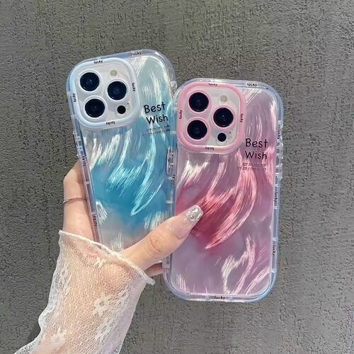 ins简约高级晕染粉适用小米17pro手机壳米15/14/13新款男女k90/k80羽纱气囊note15/14软turbo4全包防摔保护套