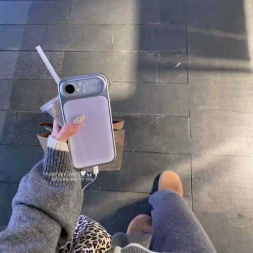 简约甜美清新淡雅渐变紫适用小米17pro手机壳米15/14新款女红米k90max滴胶亮面note15电镀银turbo5防摔保护套