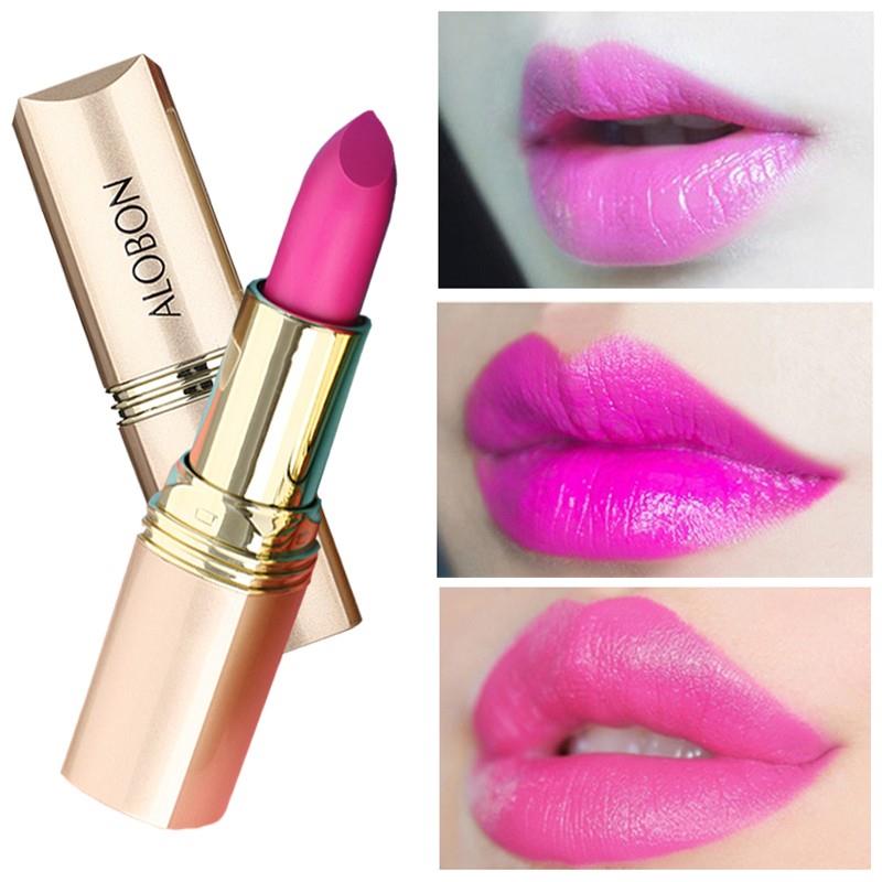 法国大牌口红玫红色持久滋润保湿彩色防水不沾杯不掉色显白正品