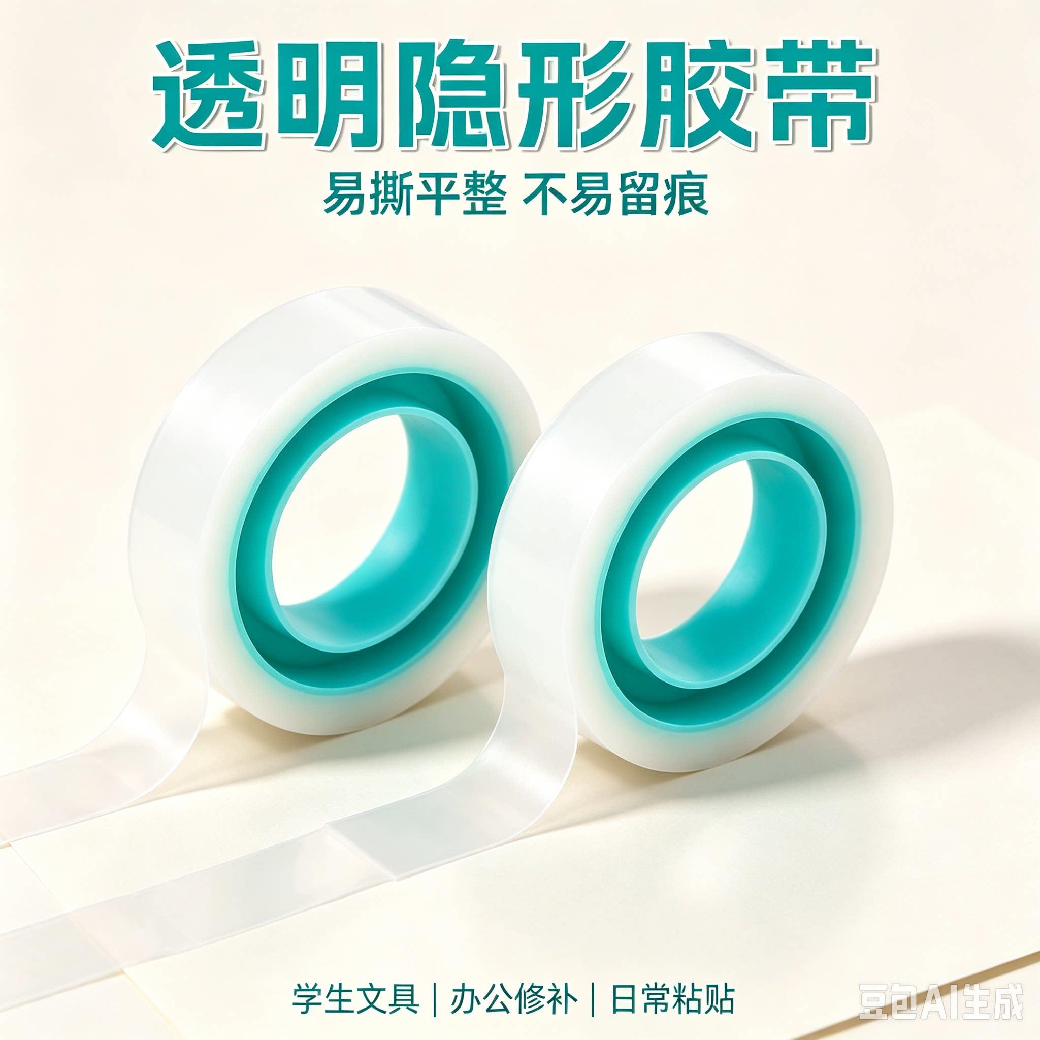 隐形复胶带学生专无用修书本粘贴LOD错题转印可书写透明文具胶带Z