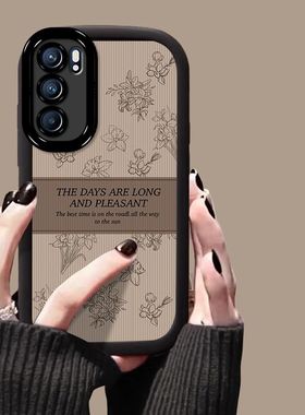 oppo reno6手机壳peqmoo软硅胶opreno6pro保护套5g镜头全包防摔pepm00个性创意opopreno6por高级感0pp0r女款