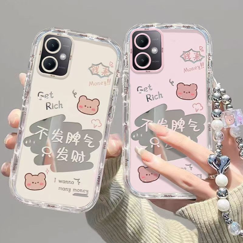 红米note12turbo手机壳文字redminote12卡通软nt12pro+保护套5g全包边防摔n0te12pro个性创意小米note12女款