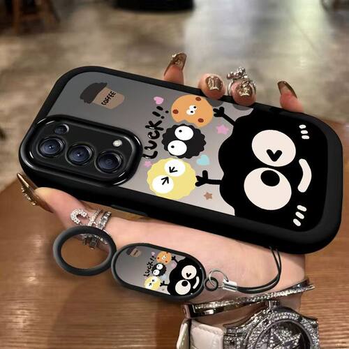 oppo reno5手机壳pegmoo磨砂软硅胶opreno5pro保护套5g全包边防摔pdsm00个性创意opopreno5k卡通pegm100女款