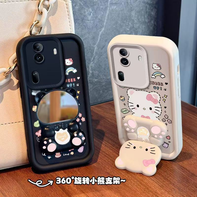 oppo reno11手机壳支架pjh110软硅胶opreno11pro保护套5g镜头全包防摔pjj110个性创意opopreno11por卡通女款