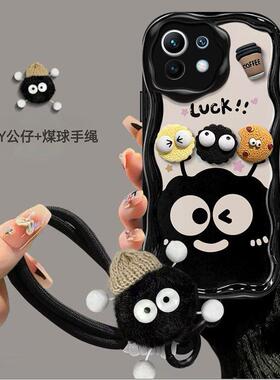 小米11pro手机壳M2102J2SC软硅胶ml11保护套5g镜头全包防摔m2011k2c个性创意小米十一青春版卡通mi11lite女款