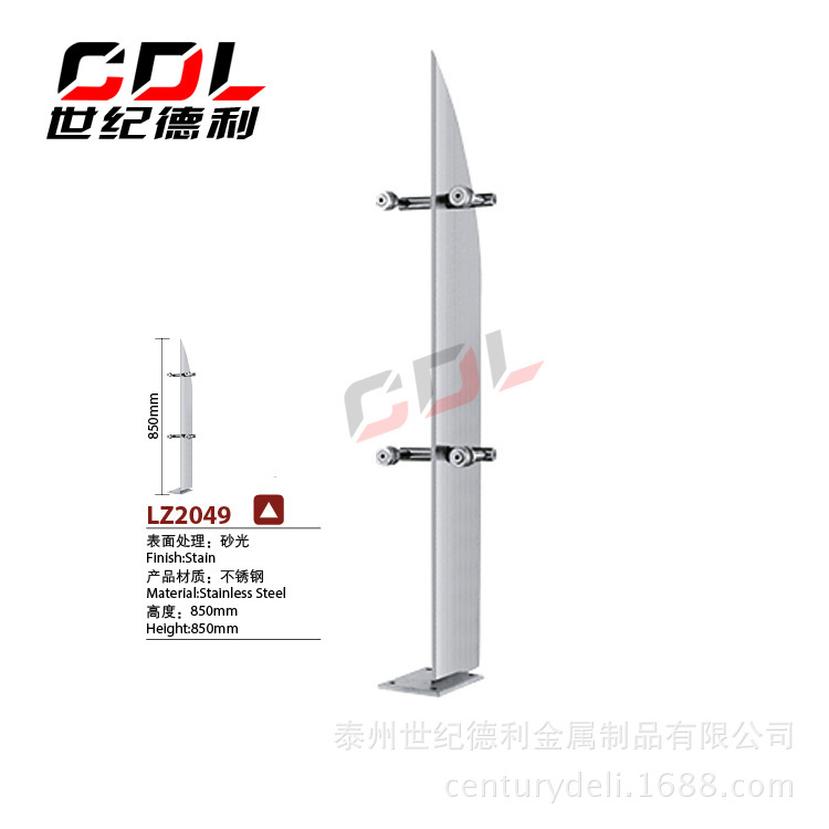 不锈钢立柱304/201/316不锈钢楼梯扶手不锈钢栏杆立柱