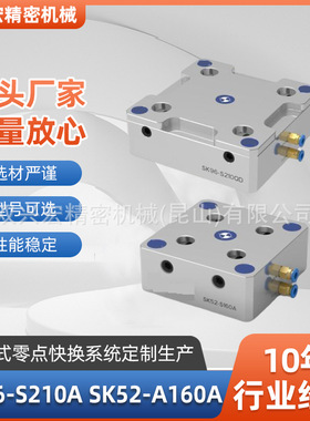 SK96-S210A,SK52-A160A四孔定位器&自定心虎钳