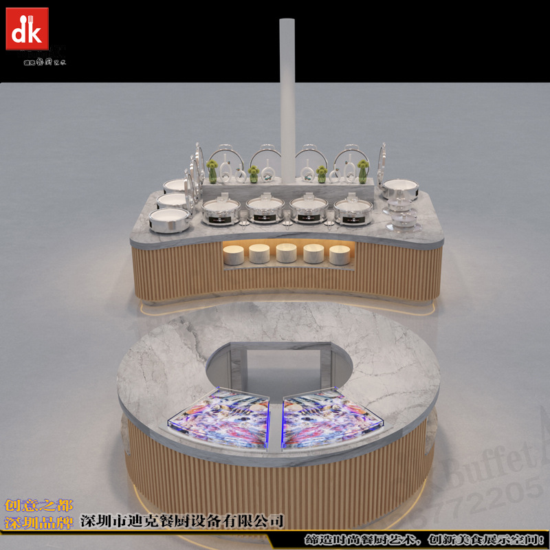 酒店自助餐台 规划设计合理科学 尺寸定制 自助餐炉具设备 保温台