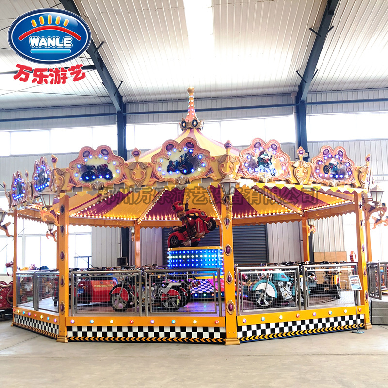 郑州万乐机车少年儿童户外大型游乐设备广场游乐场公园室内外厂家